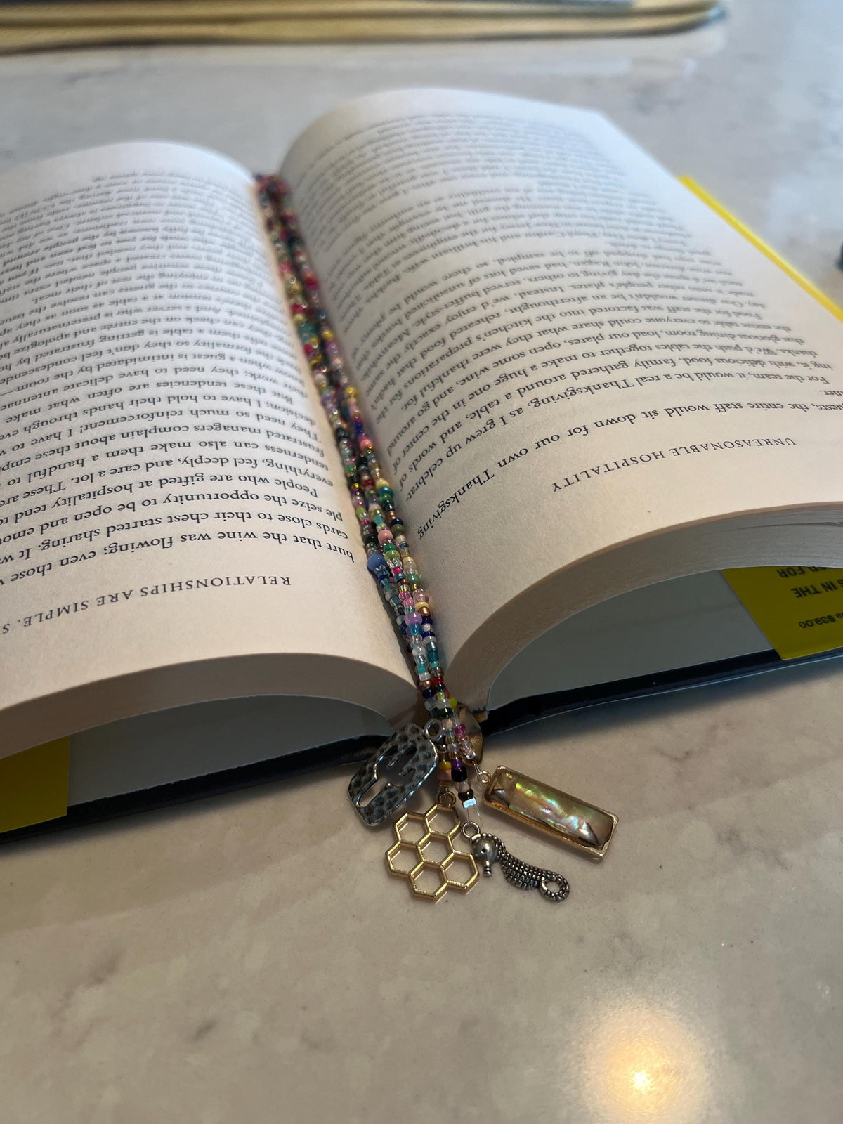 Hand beaded bookmarks. Customizable