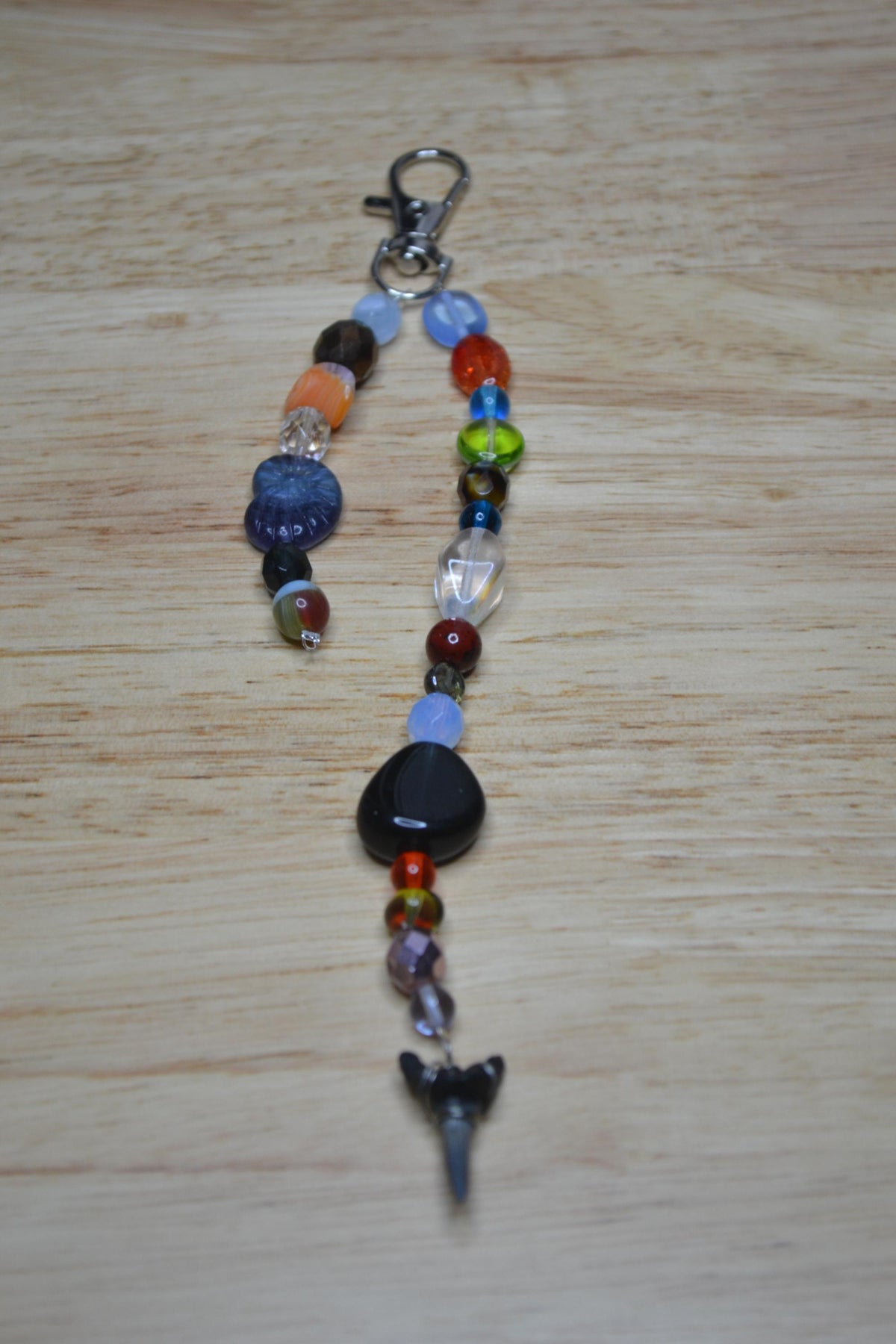 Glass Bead Bag Charms. Keychains