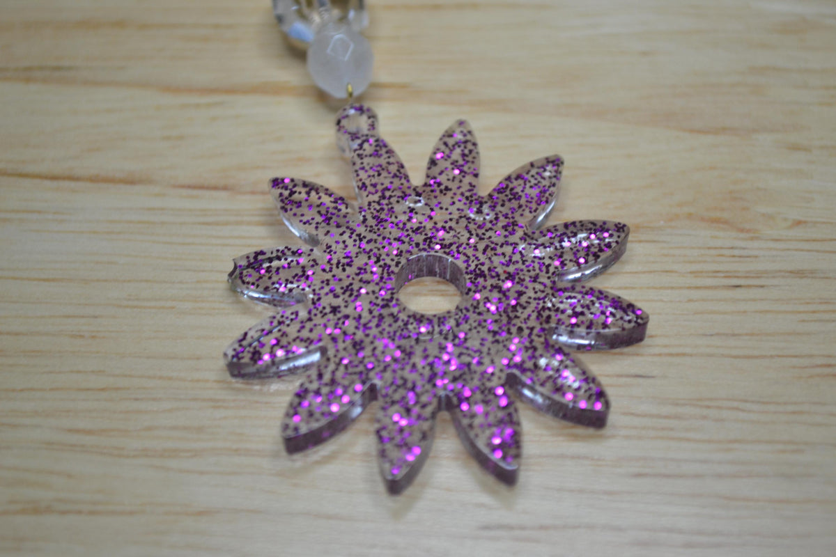 Glass Bead Bag Charms. Keychains