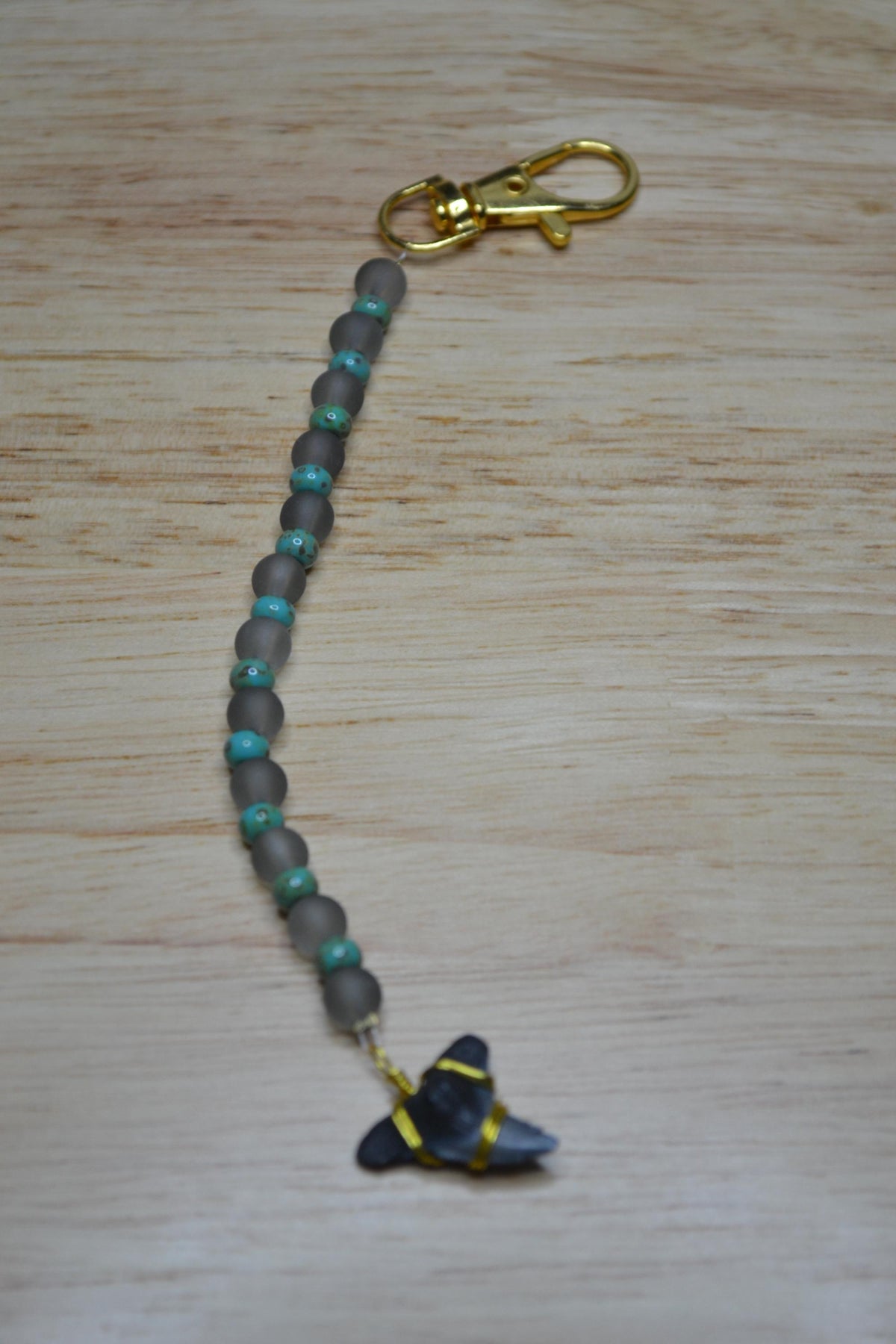 Glass Bead Bag Charms. Keychains