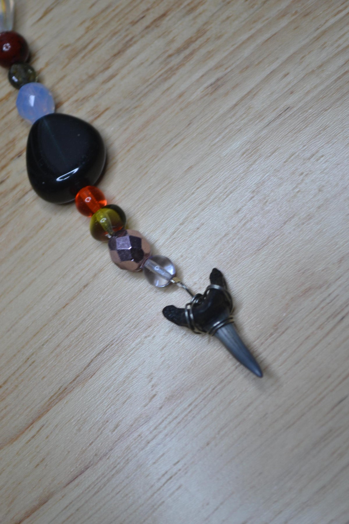 Glass Bead Bag Charms. Keychains