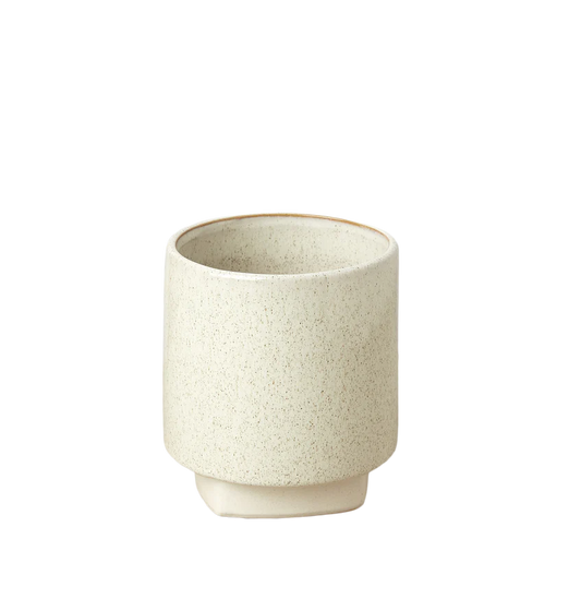 White Croix Planter - 3 Inch