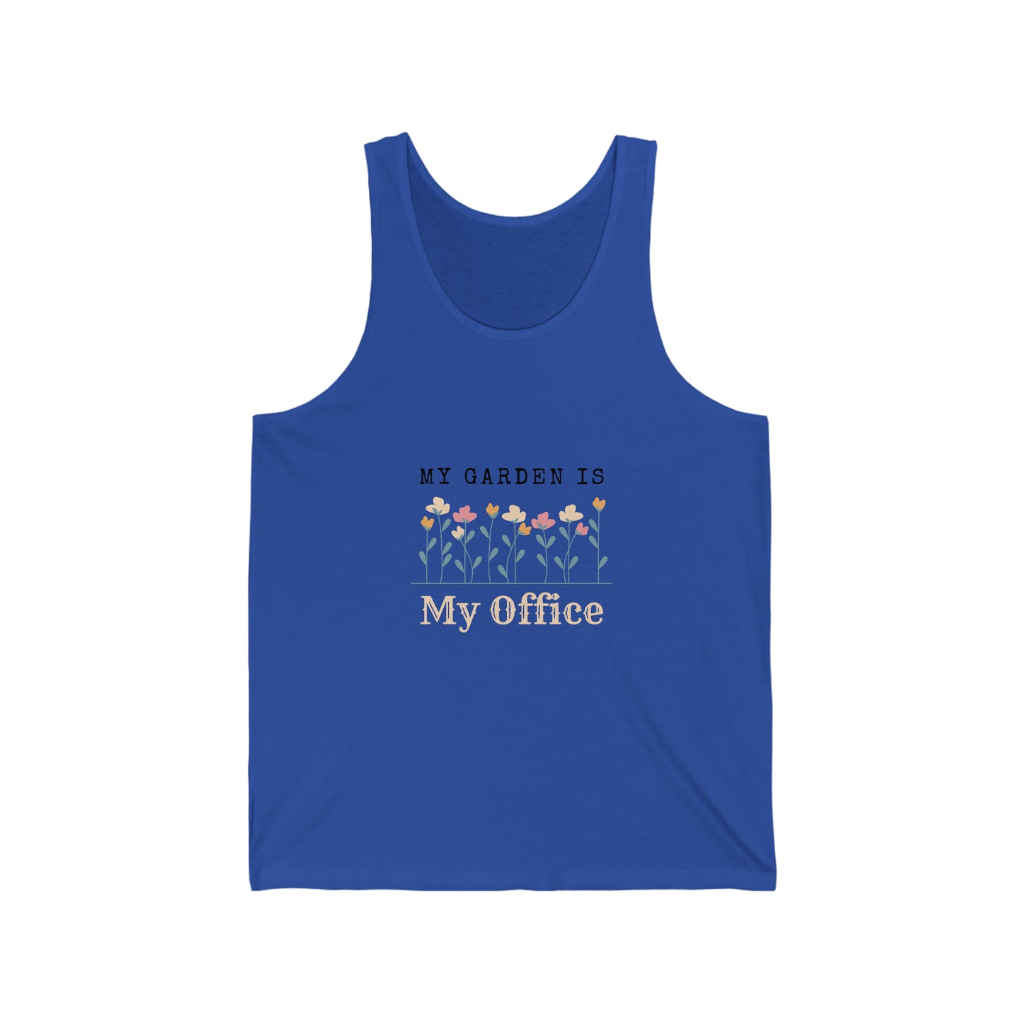 My Office Unisex Jersey Tank