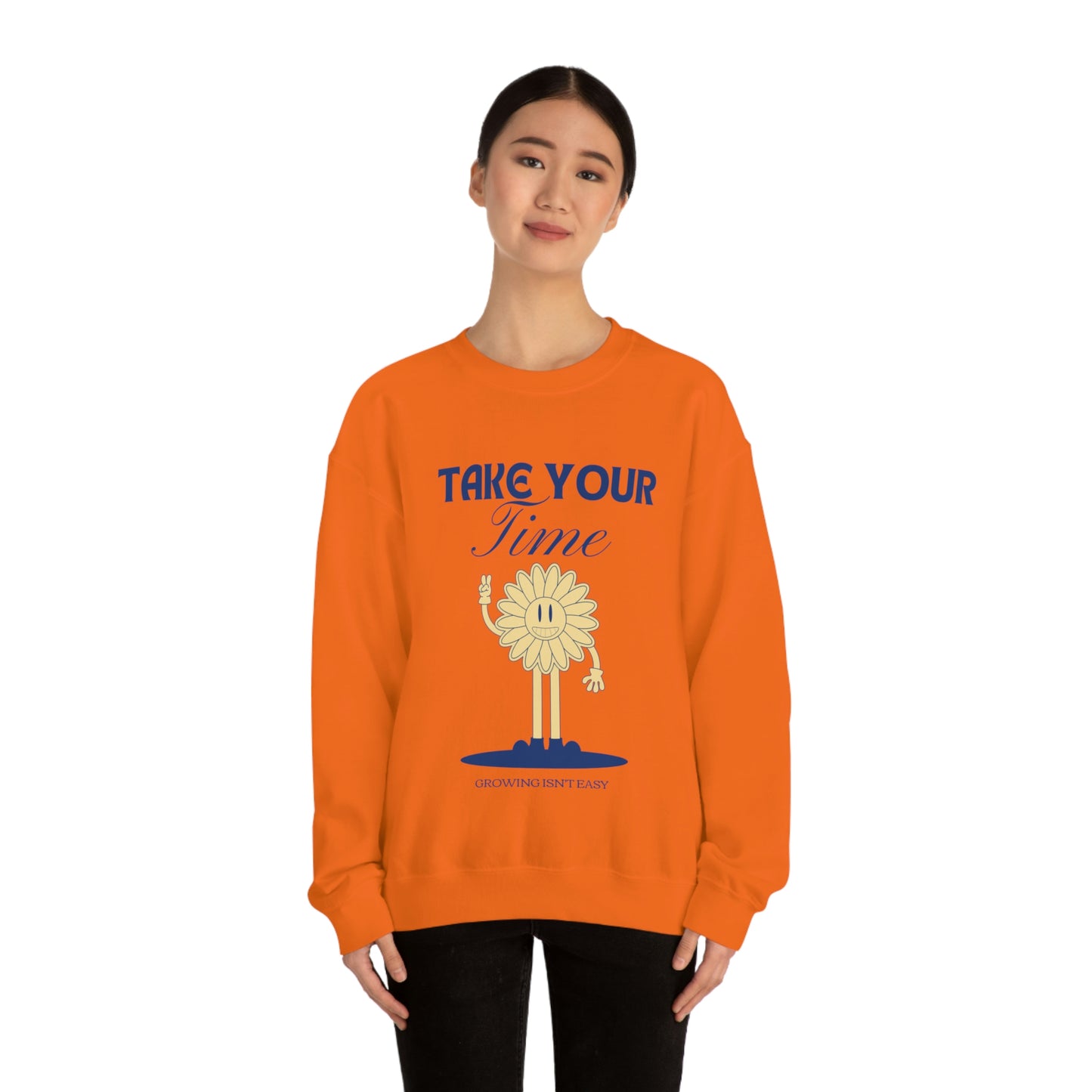 Growing Isn't Easy Unisex Crewneck