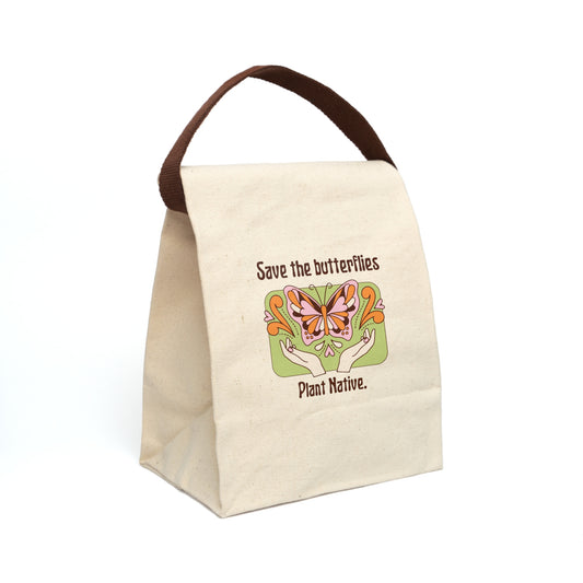 Plant Native Canvas Lunch Bag