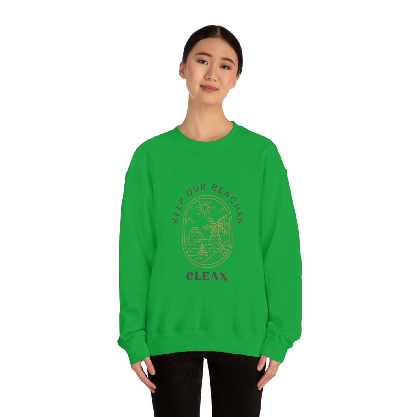 Clean Beaches Unisex Crewneck