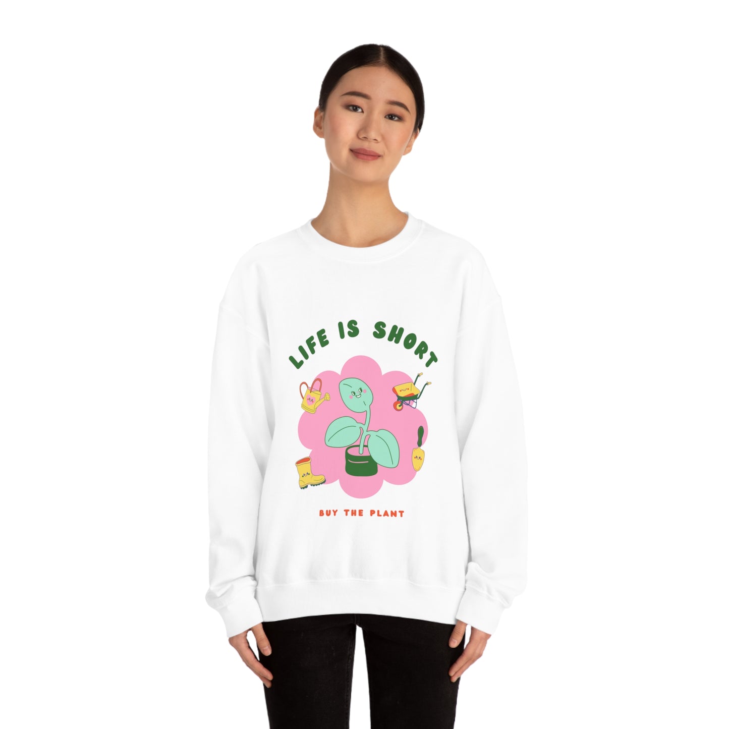 Life Is Short Unisex Crewneck