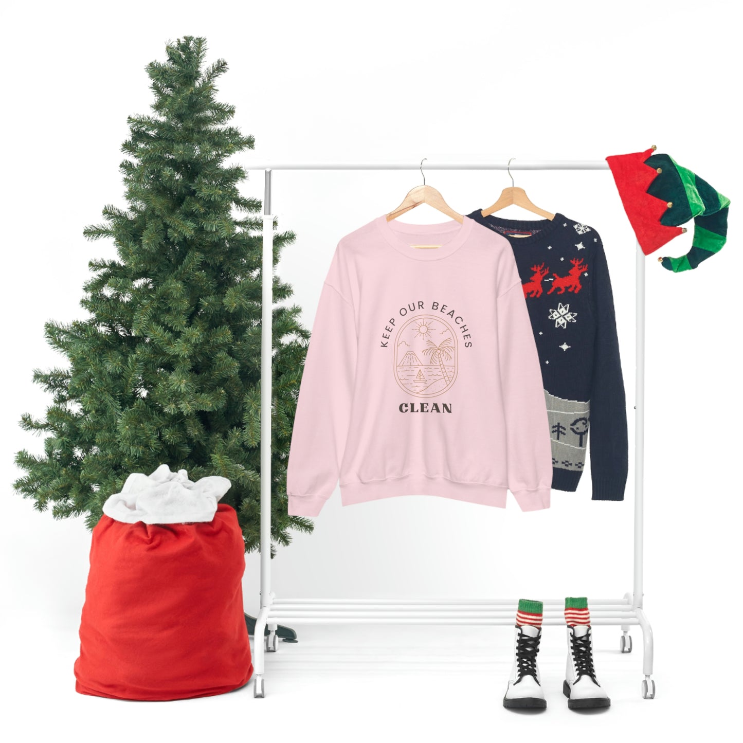 Clean Beaches Unisex Crewneck