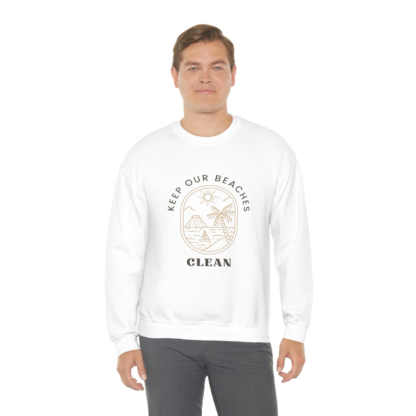 Clean Beaches Unisex Crewneck