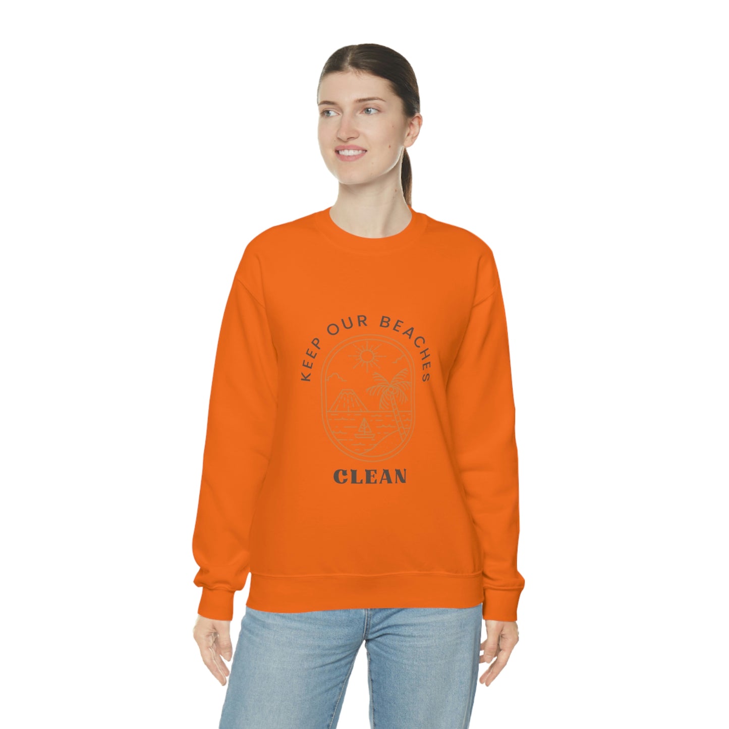 Clean Beaches Unisex Crewneck