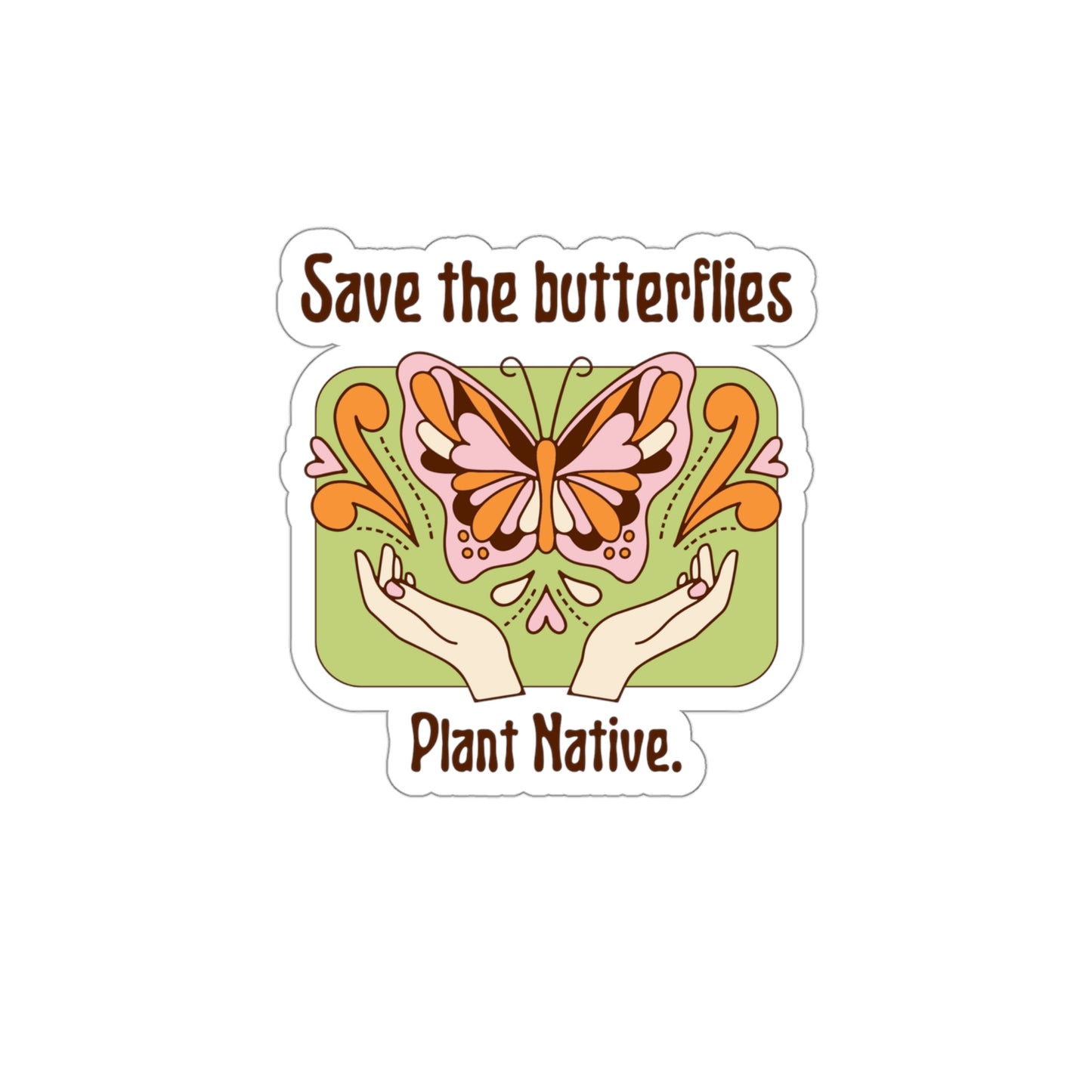 Plant Native Stickers