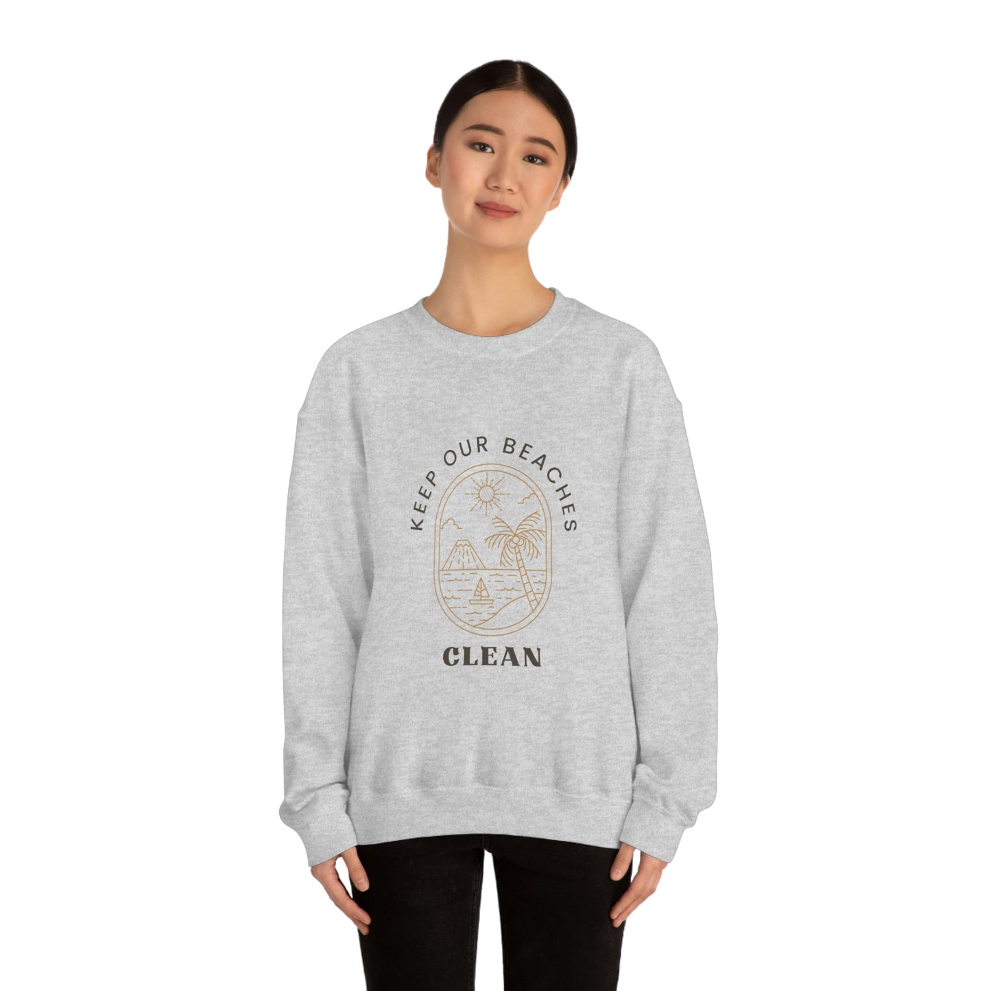 Clean Beaches Unisex Crewneck