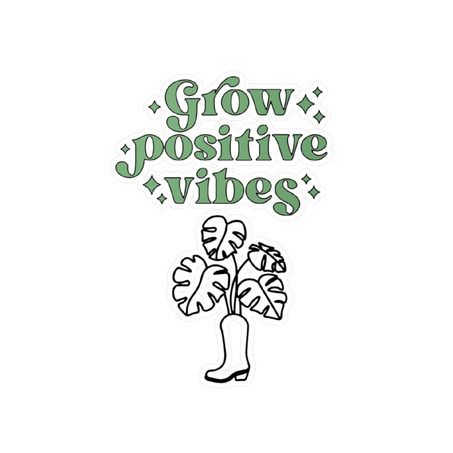 Grow Positive Vinyl Decals