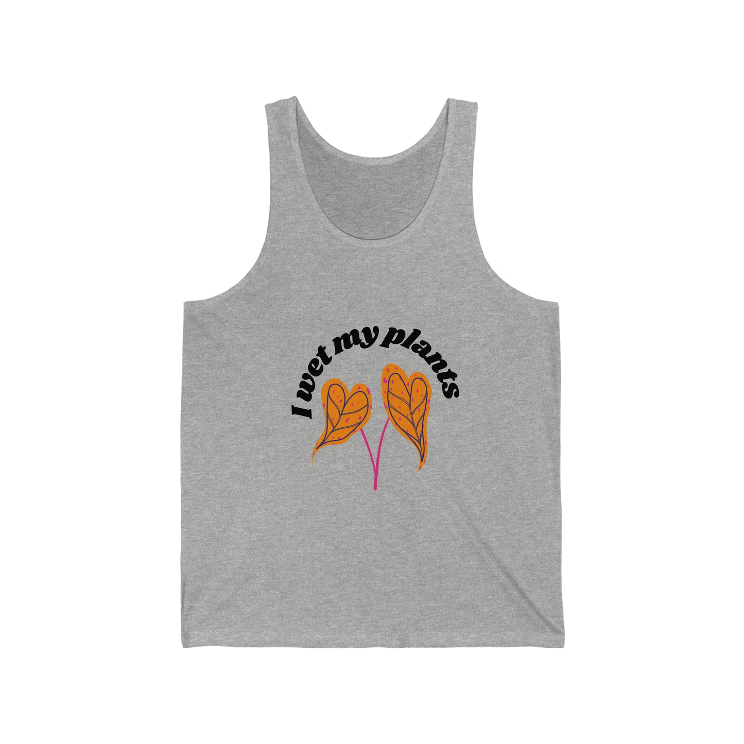 I Wet My Plants Unisex Jersey Tank