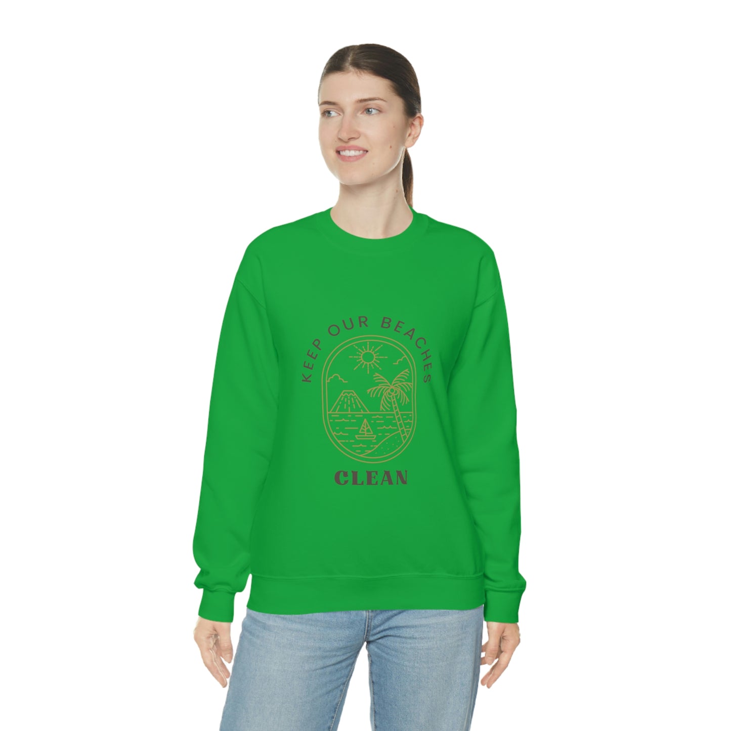 Clean Beaches Unisex Crewneck