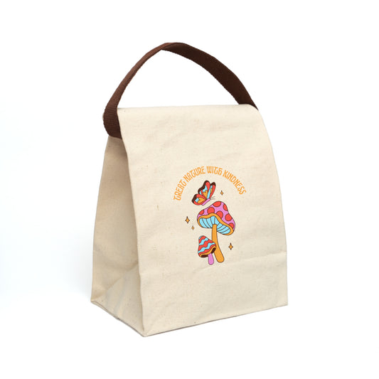Treat Nature With Kindness Canvas Lunch Bag