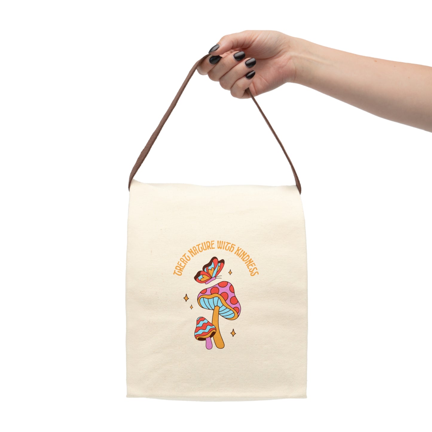 Treat Nature With Kindness Canvas Lunch Bag