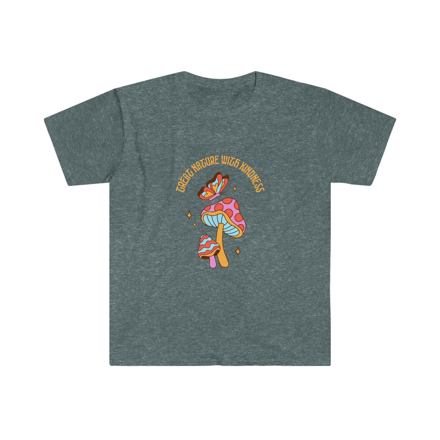 Treat Nature With Kindness Unisex Softstyle T-Shirt