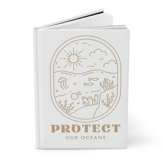 Protect Our Oceans Hardcover Matte Journal