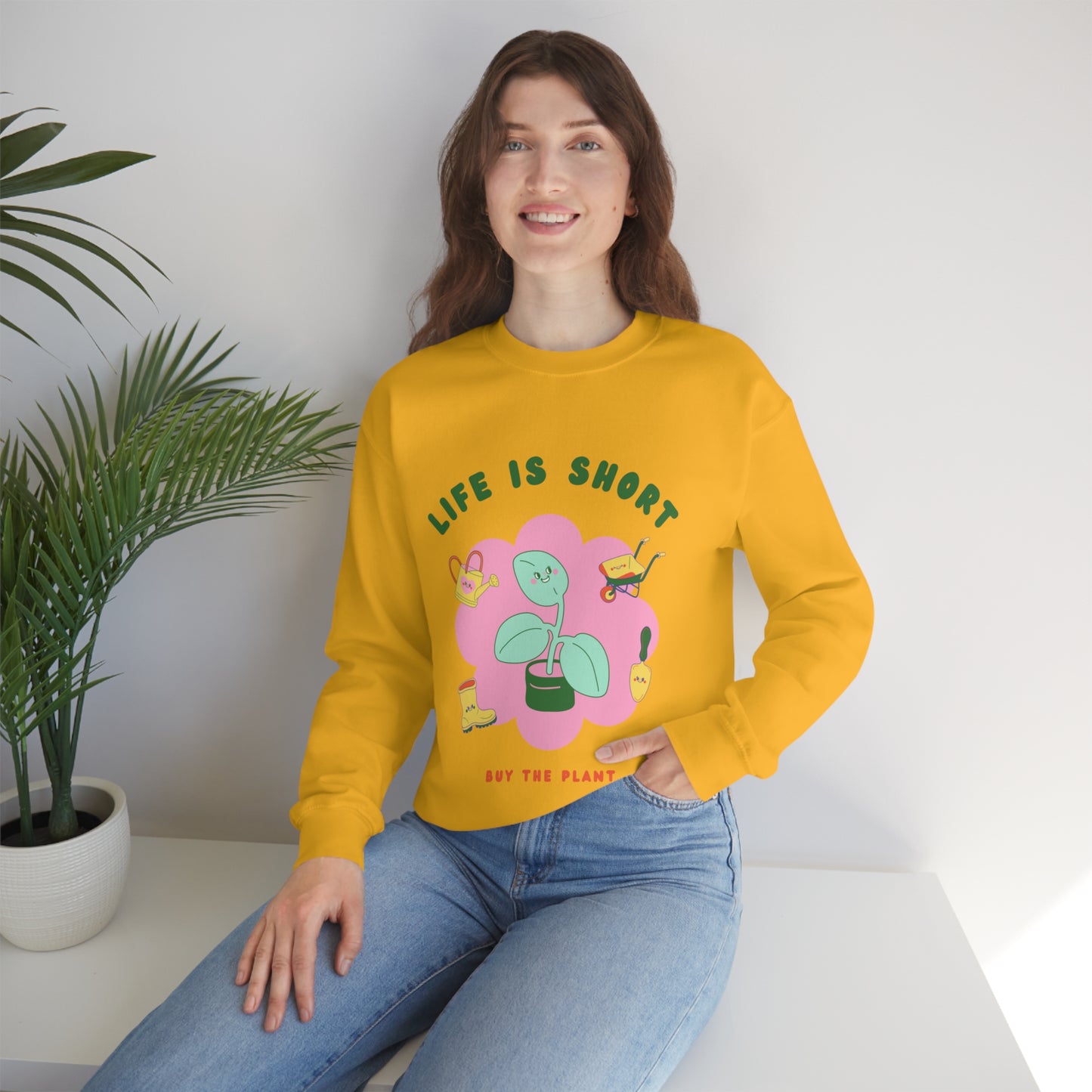 Life Is Short Unisex Crewneck