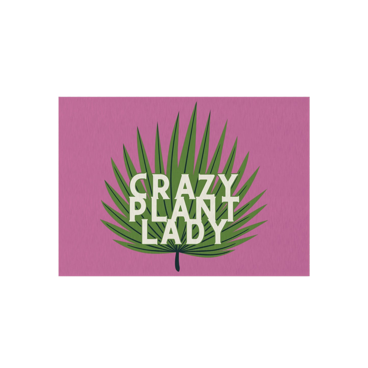 Crazy Plant Lady Outdoor Rug