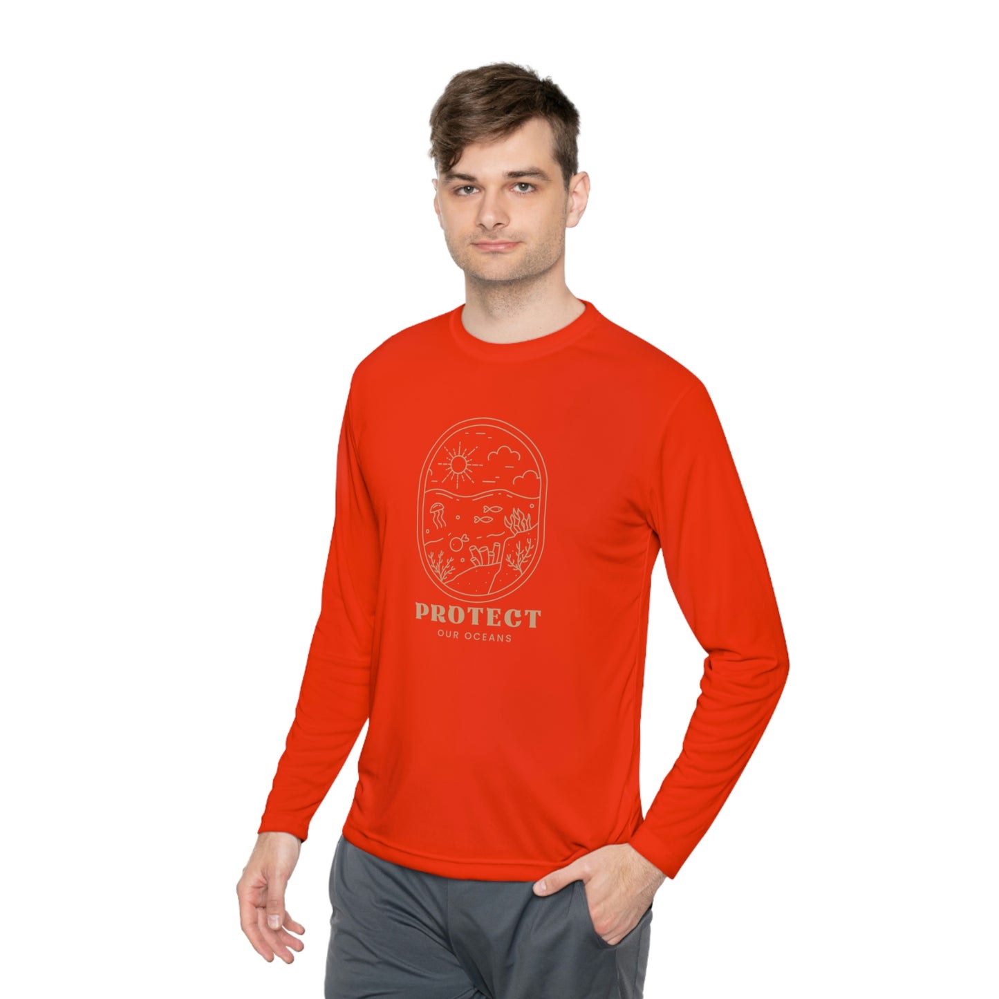 Protect Our Oceans Unisex Lightweight Long Sleeve