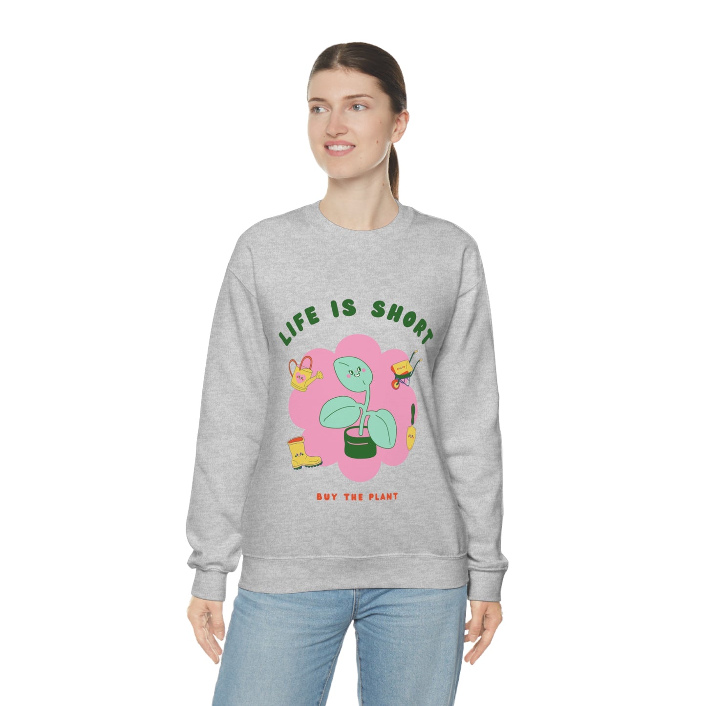 Life Is Short Unisex Crewneck