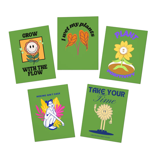 Plant Lover Greeting Cards (5-Pack)