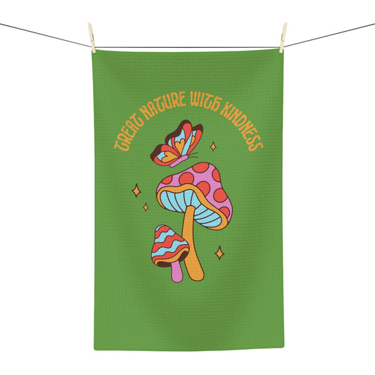 Treat Nature With Kindness Tea Towel