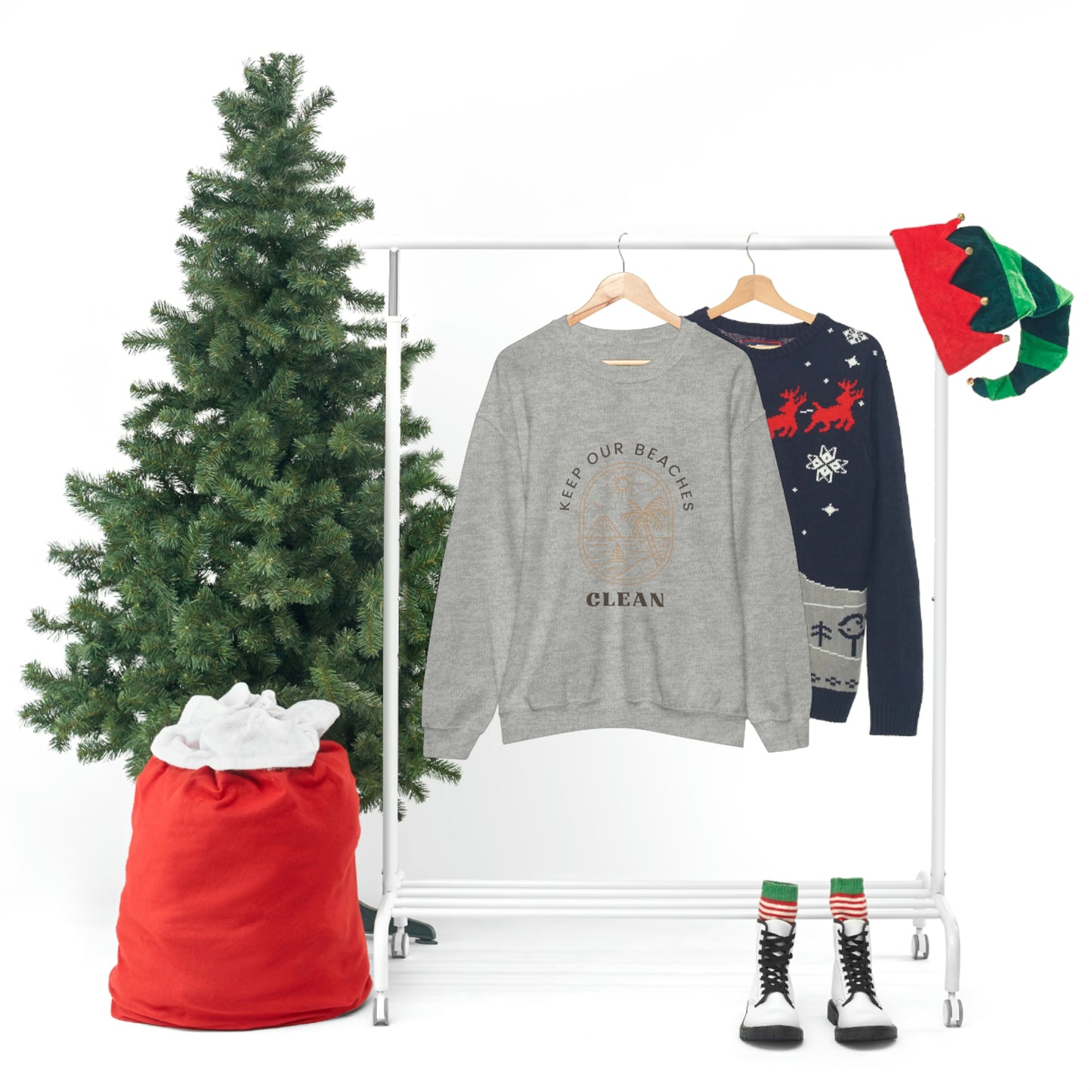 Clean Beaches Unisex Crewneck