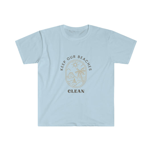 Clean Beaches Unisex Softstyle T-Shirt
