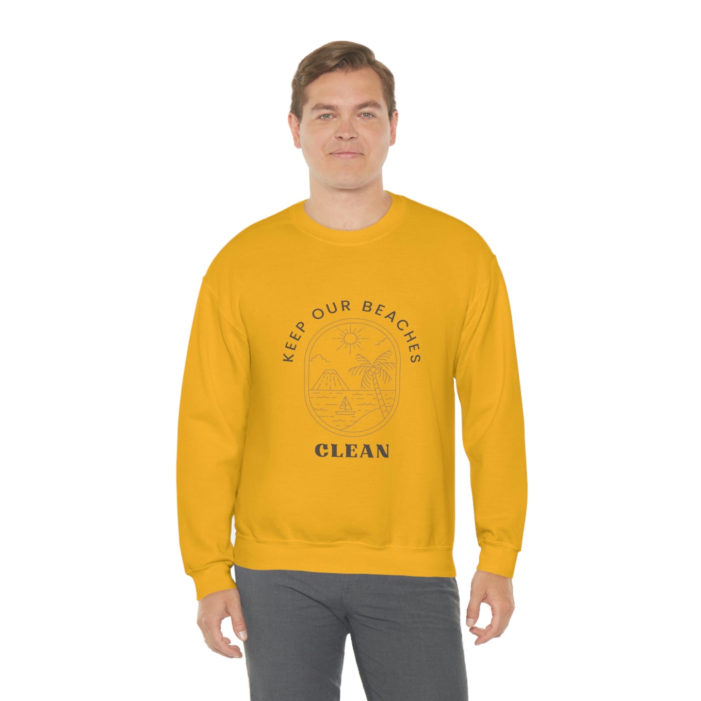 Clean Beaches Unisex Crewneck