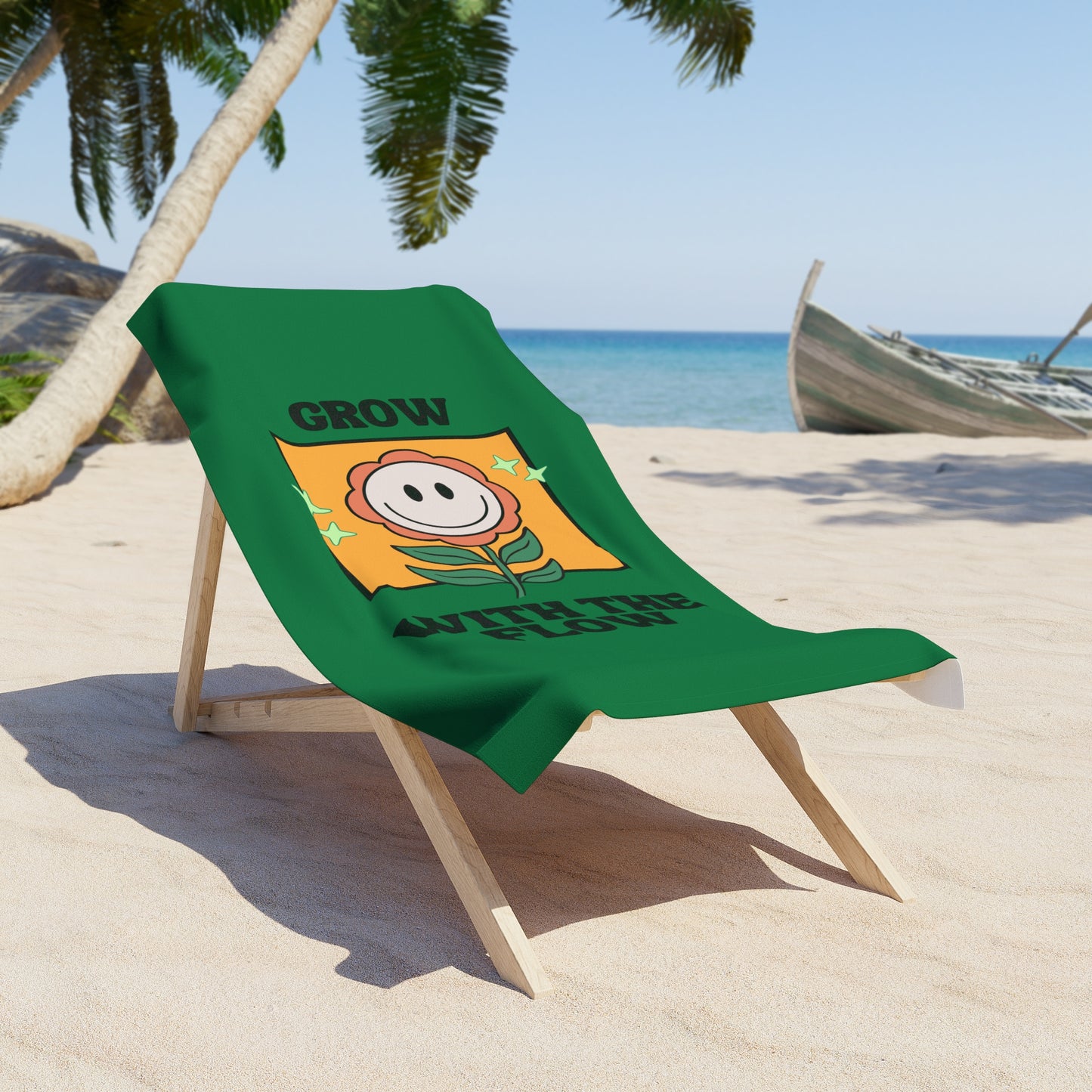 Flow Beach Towel