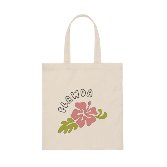 Flawda Canvas Tote Bag