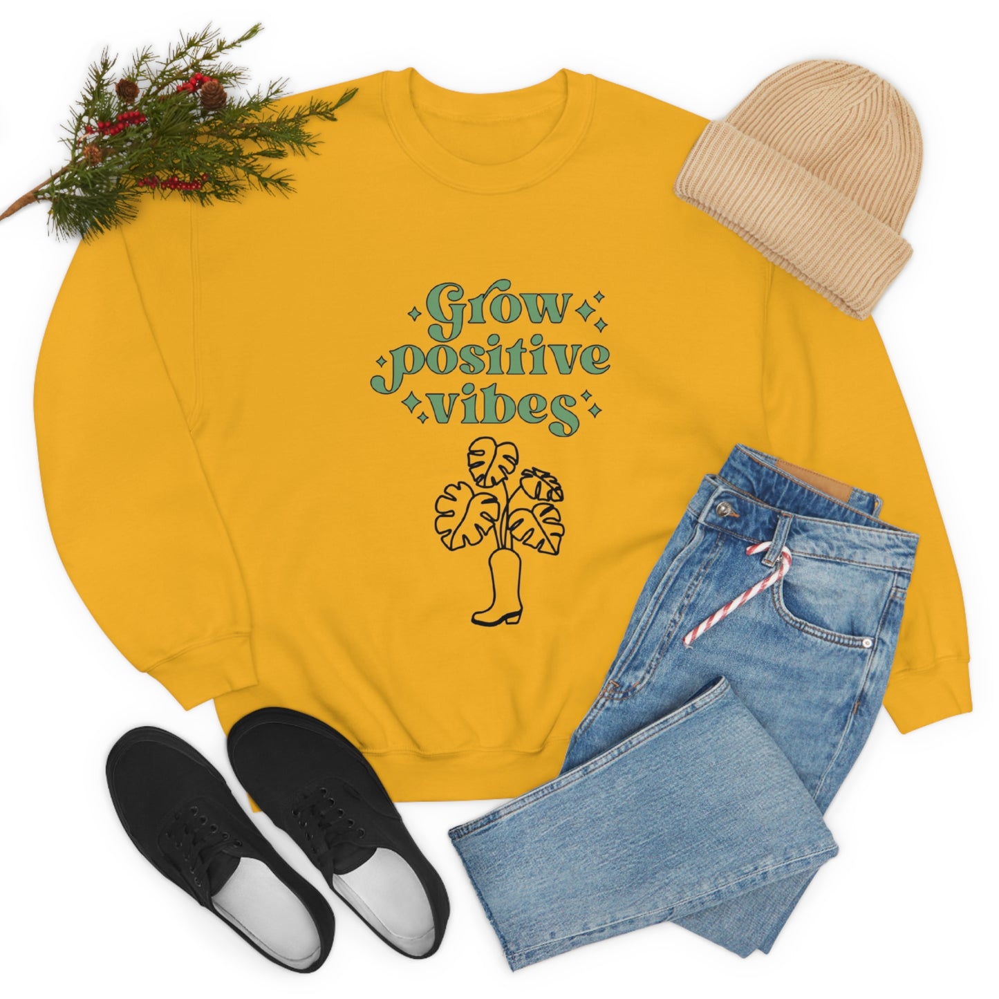 Grow Positive Unisex Crewneck
