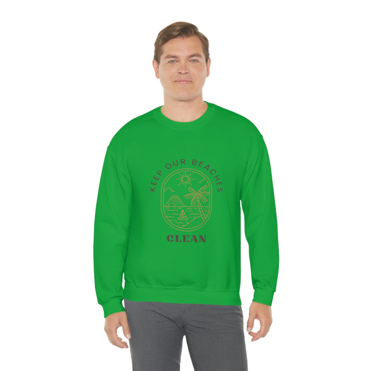 Clean Beaches Unisex Crewneck