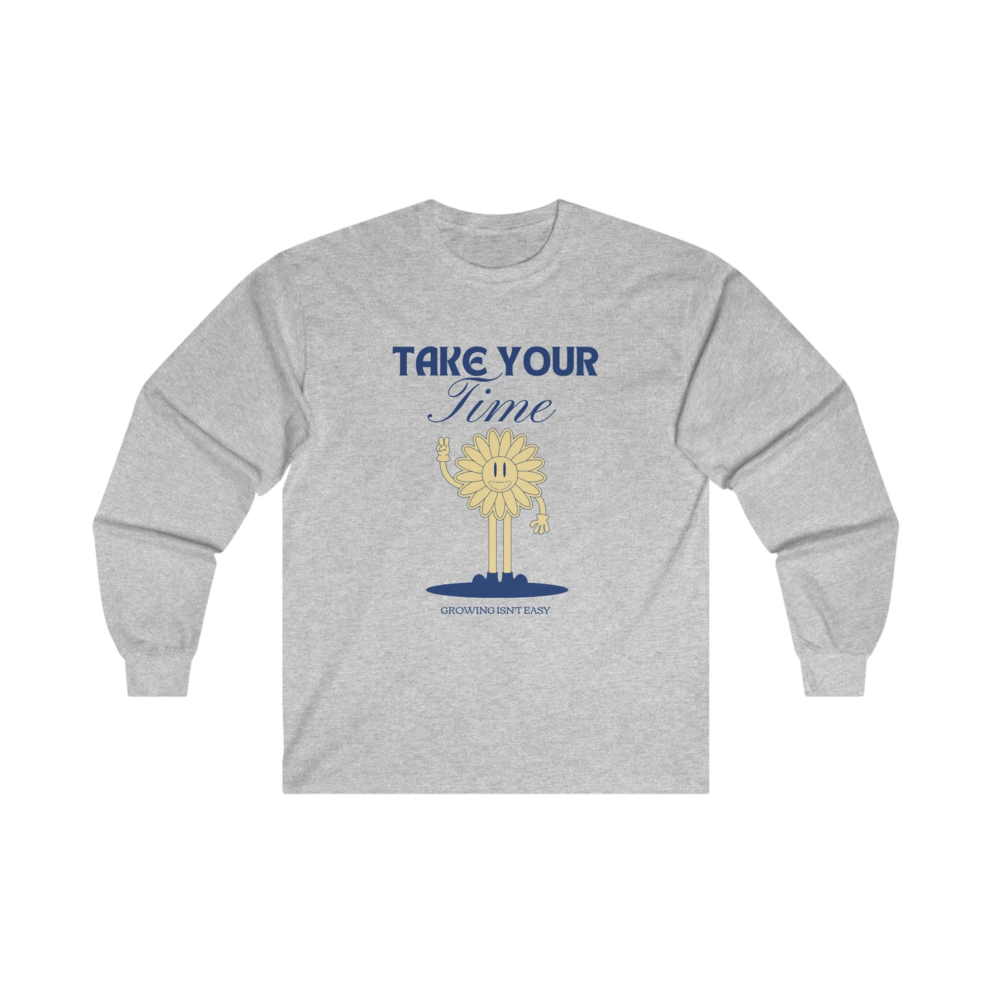 Growing Isn't Easy Cotton Long Sleeve