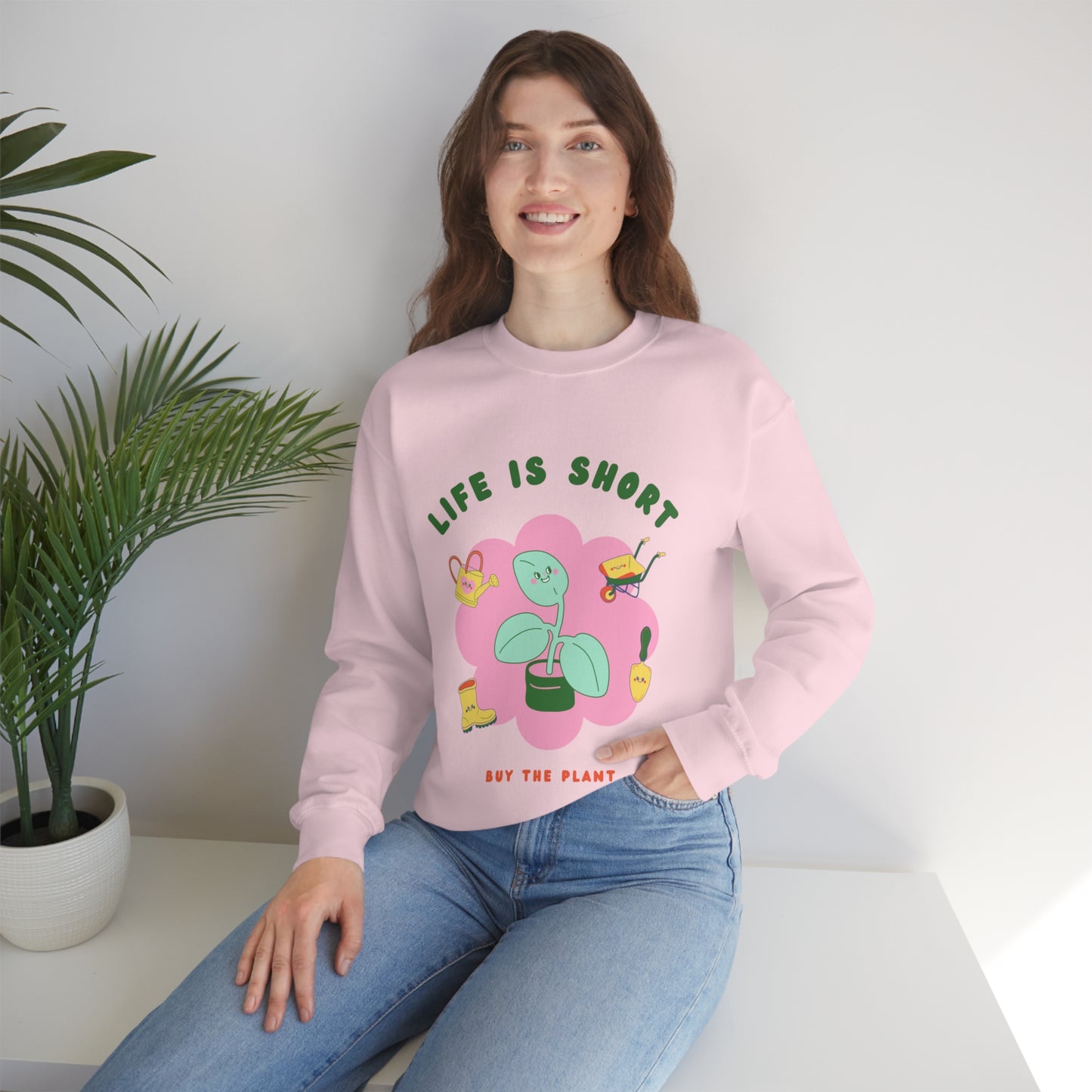 Life Is Short Unisex Crewneck