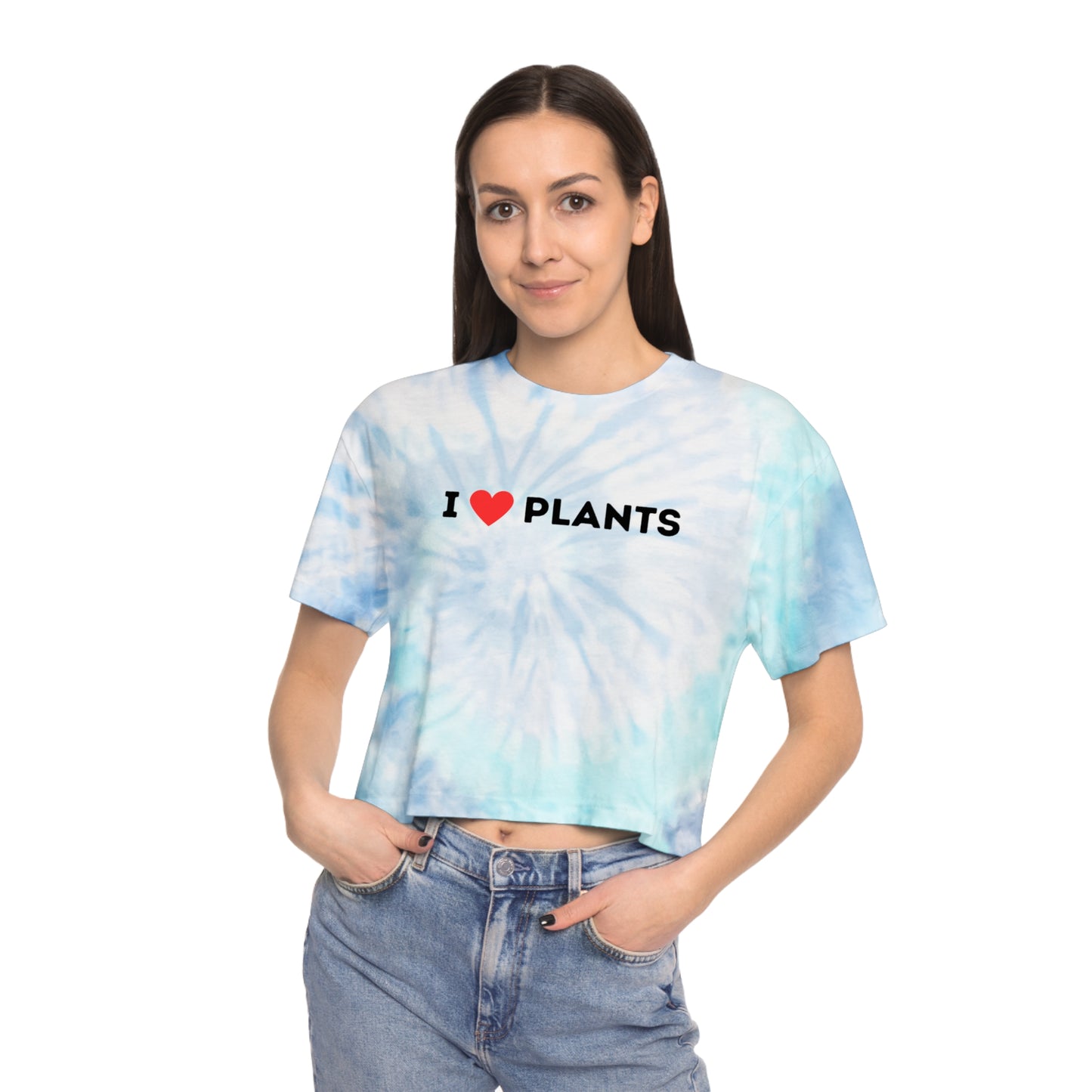 Love Plants Tie-Dye Crop Tee