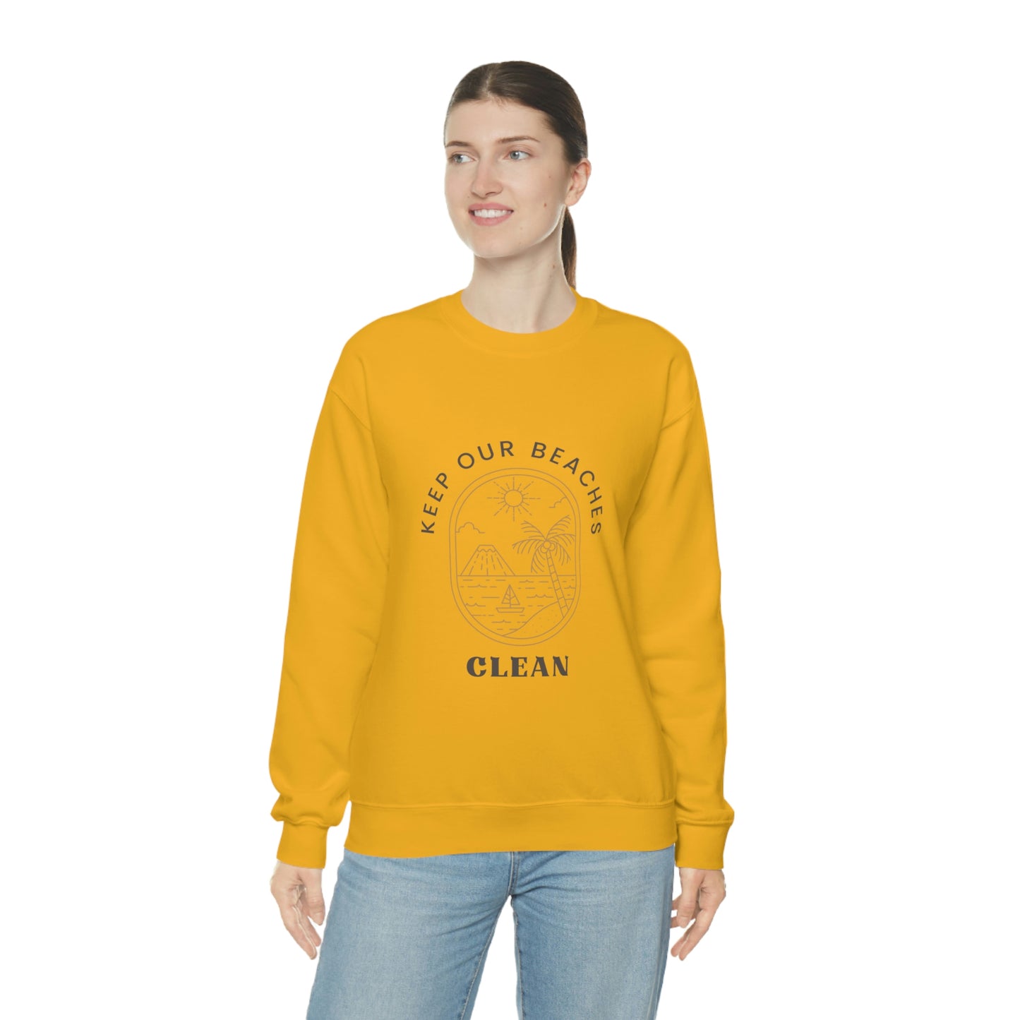 Clean Beaches Unisex Crewneck
