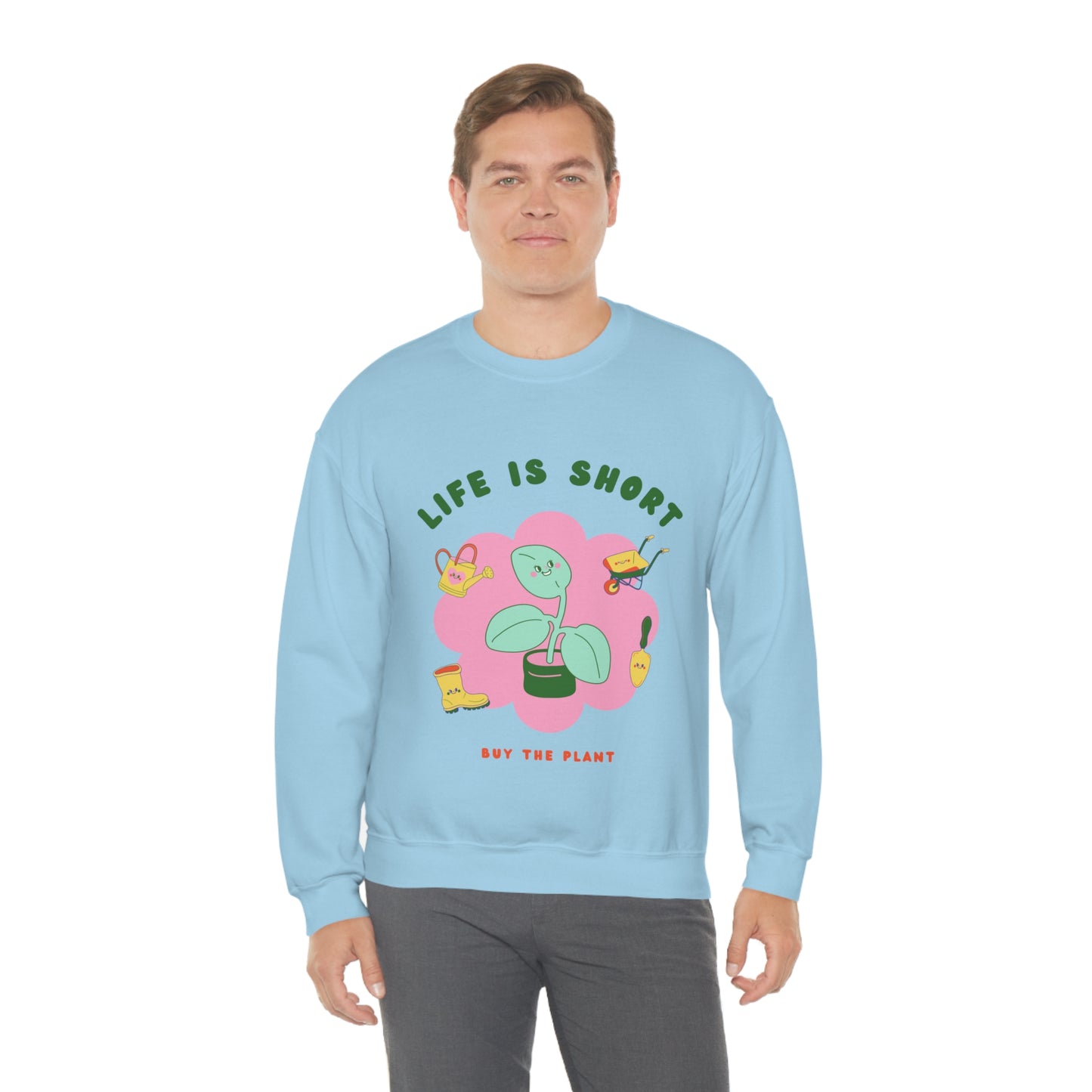 Life Is Short Unisex Crewneck