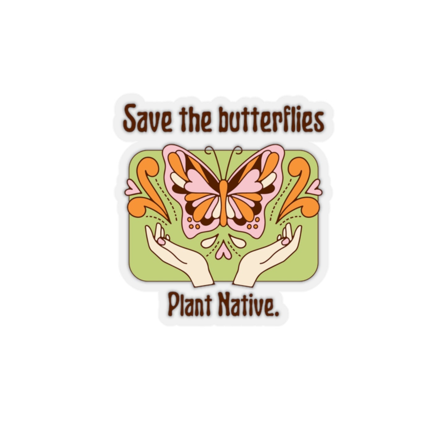 Plant Native Stickers