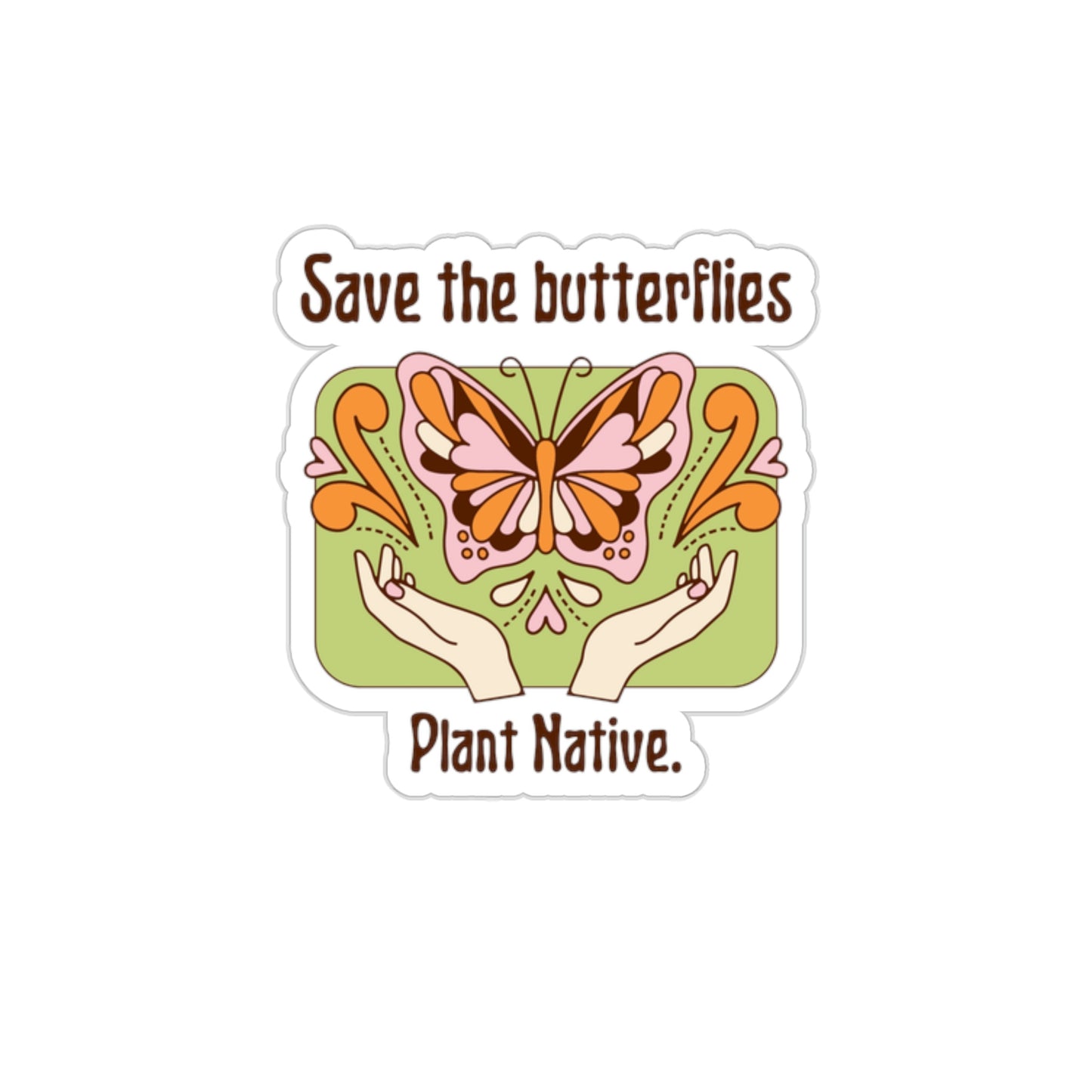 Plant Native Stickers