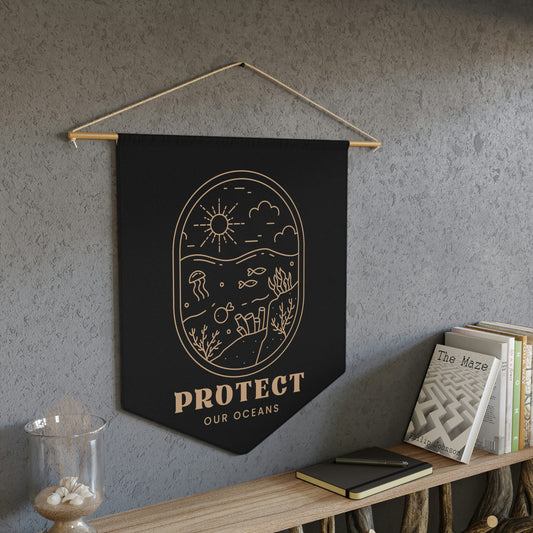 Protect Our Oceans Pennant