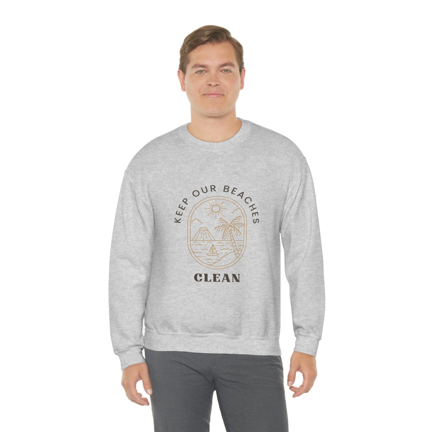 Clean Beaches Unisex Crewneck