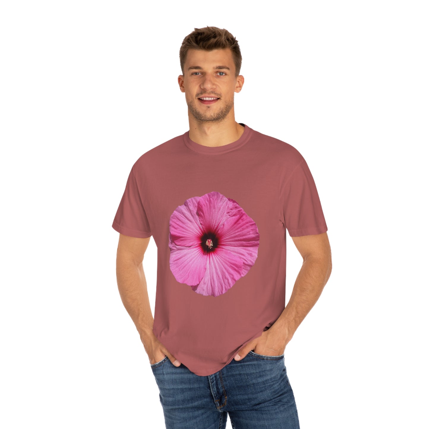 Hibiscus Garment-Dyed T-shirt