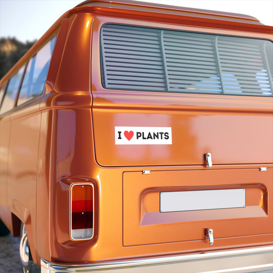 Love Plants Bumper Stickers