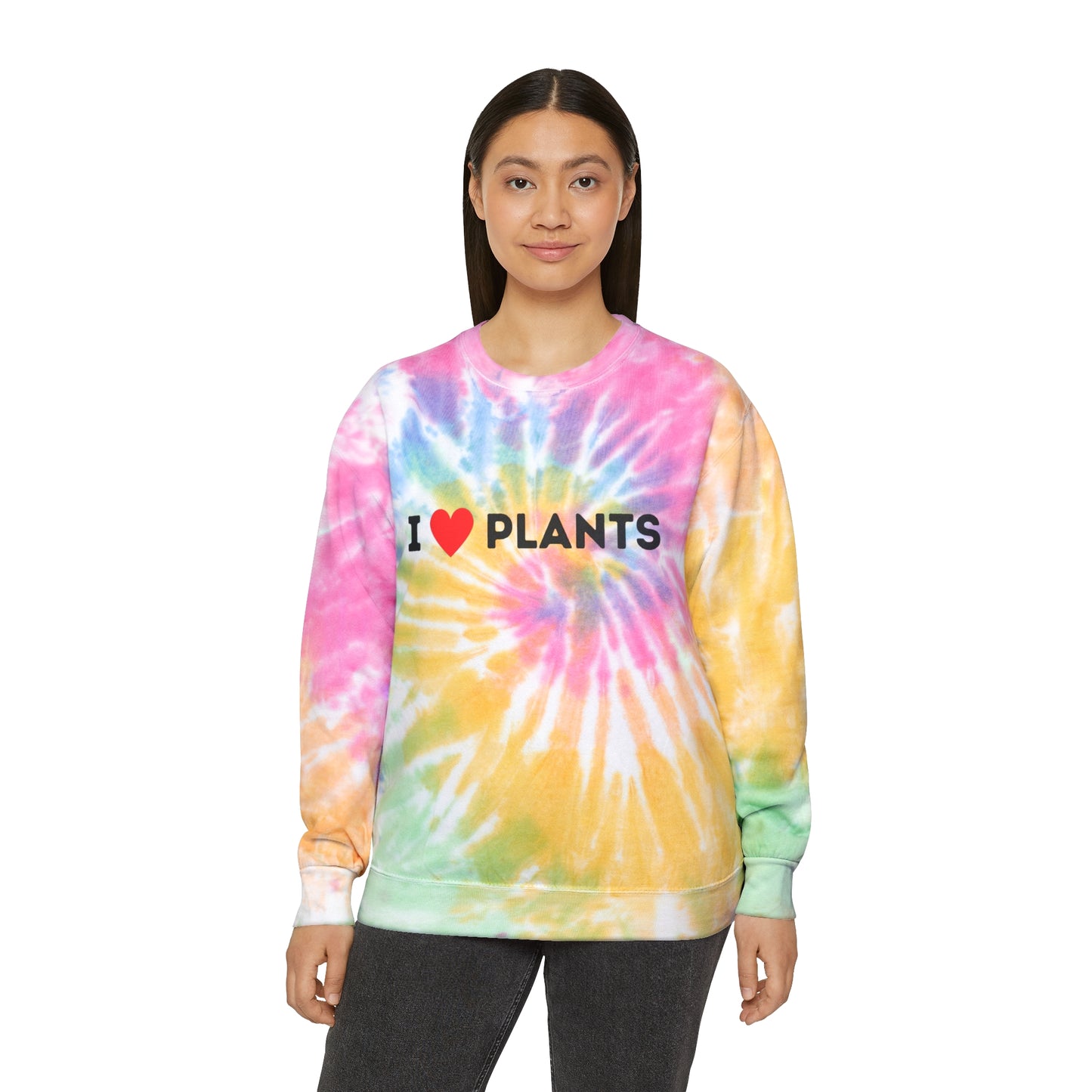 Love Plants Tie-Dye Crewneck