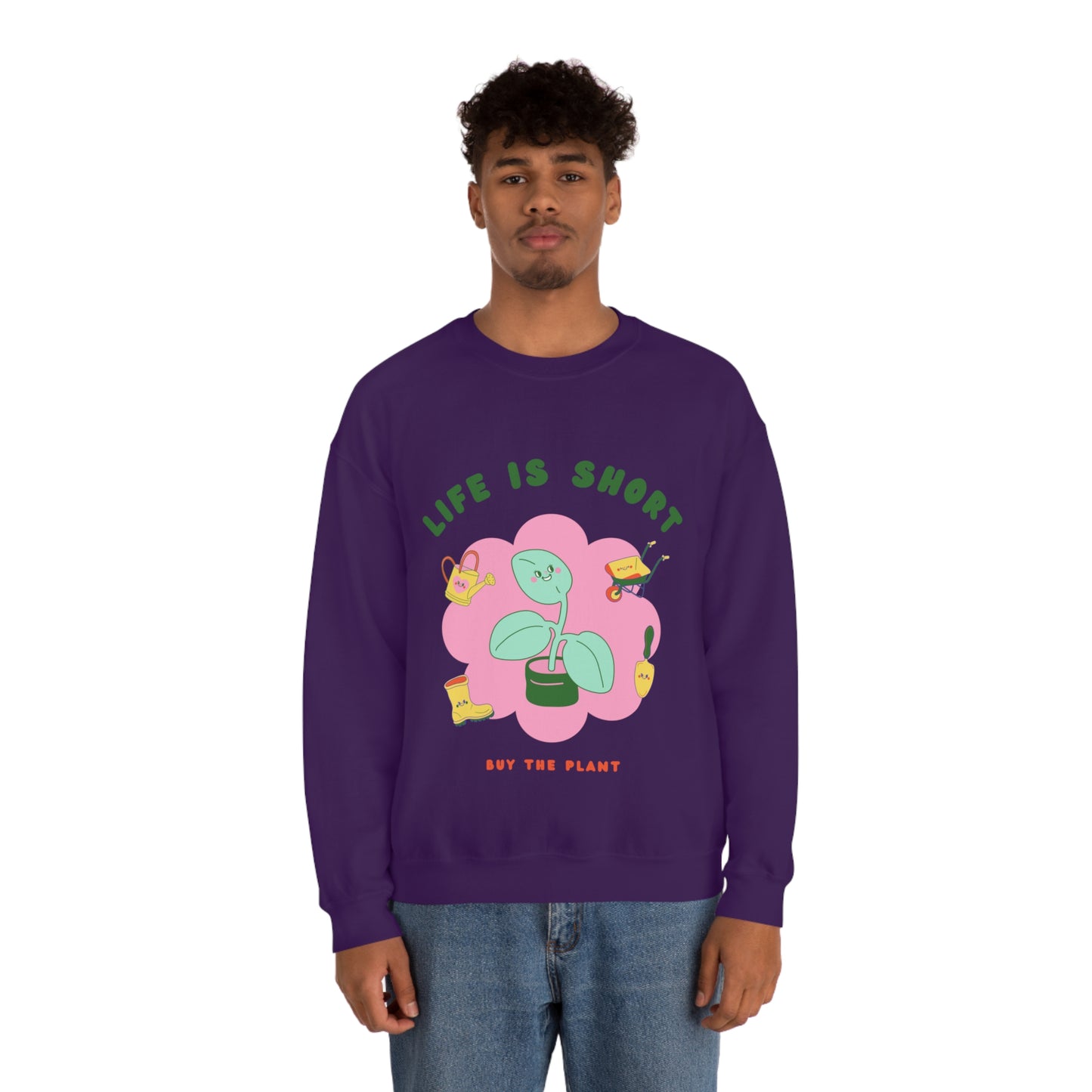 Life Is Short Unisex Crewneck