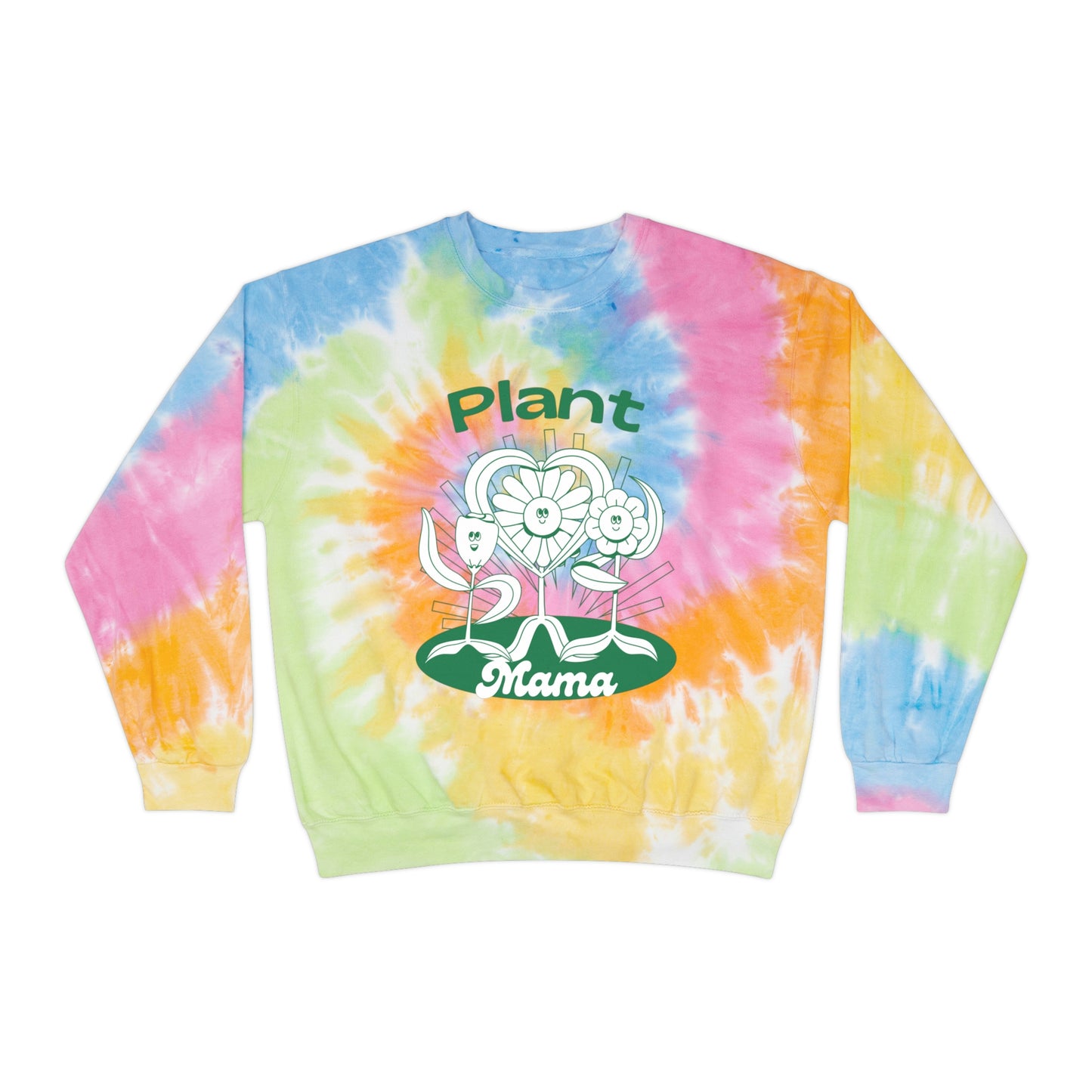 Plant Mama Unisex Tie-Dye Crewneck